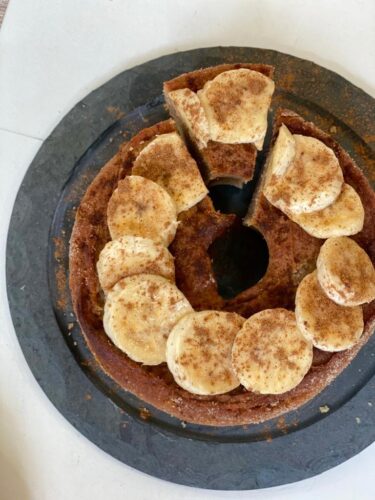 Bolo de Banana sem Glúten e Vegano