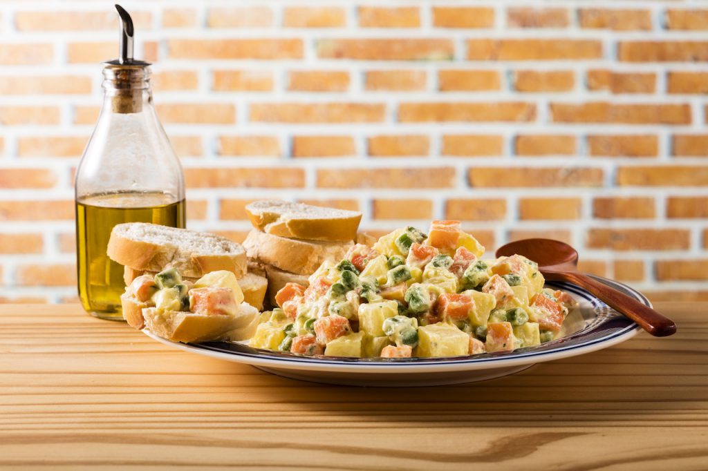 Salada de Maionese com Vegetais