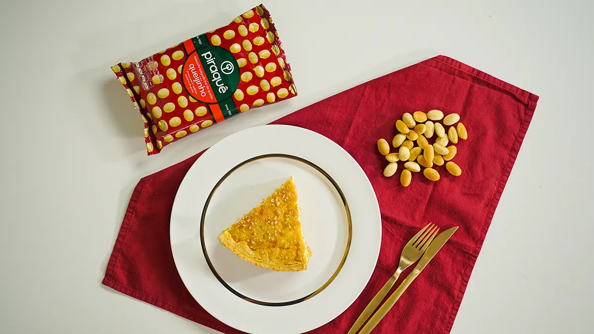 Quiche de Tender com Queijo
