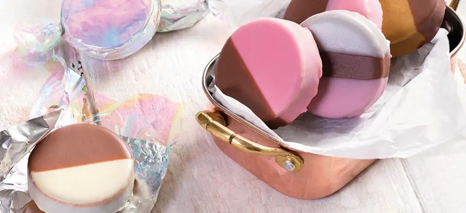 Sanduíche de Sorvete com Cobertura de Chocolate